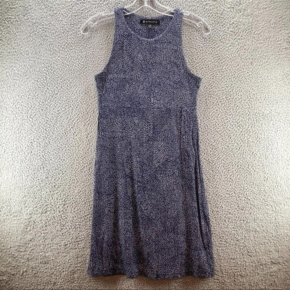 Athleta Dresses & Skirts - Athleta Dress Women's Size XS
Blue White Knit Sleeveless
Lightweight A-Line